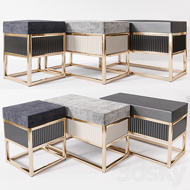 Academy Bench by Oasis Group 3DSMax File - thumbnail 1