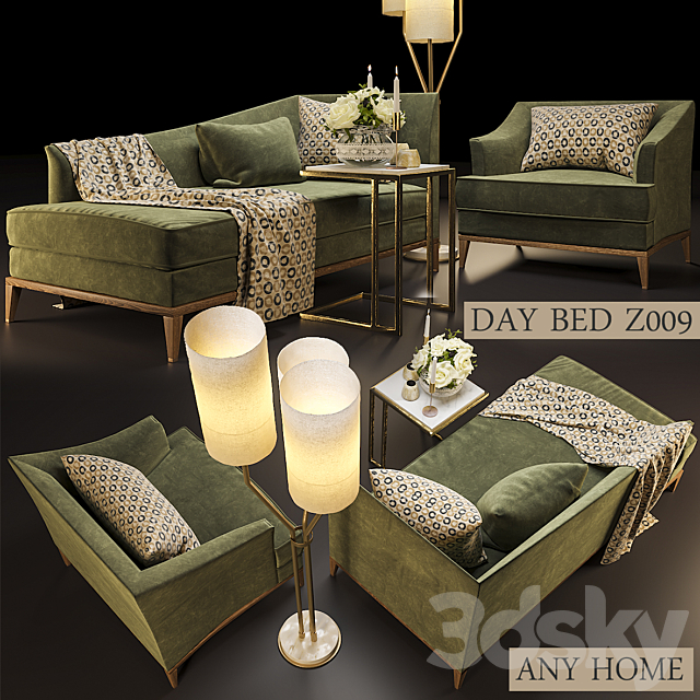 ANY HOME Furniture Set 3DSMax File - thumbnail 1