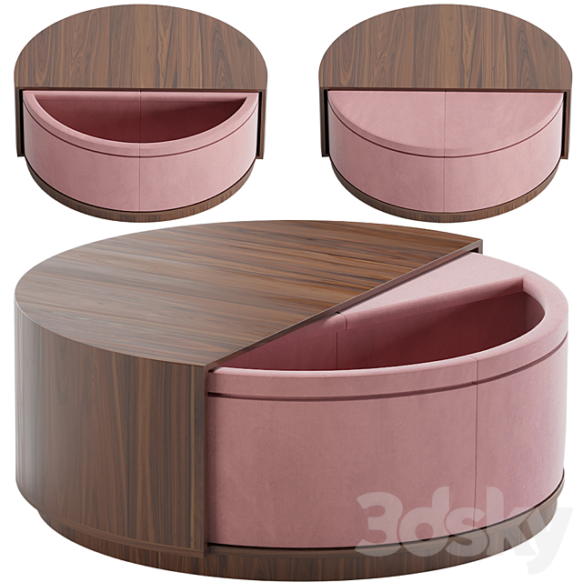 Arte Brotto Leonardo S98 Pouf 3DSMax File - thumbnail 1