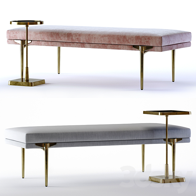 Arteriors Andrea Benches and Kaela Tables 3DSMax File - thumbnail 1