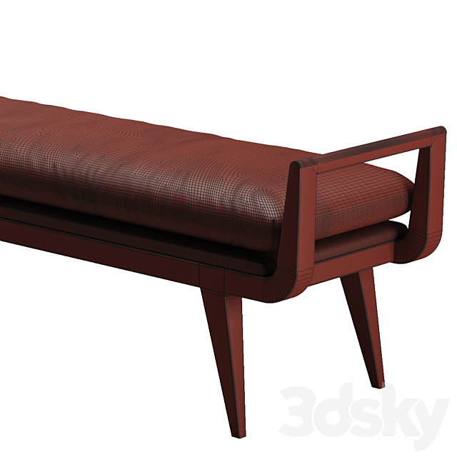 Arteriors Santana Bench 4541 3DSMax File - thumbnail 2