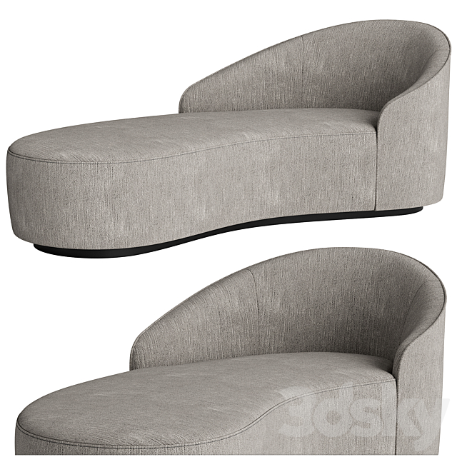 Arteriors turner chaise 3DSMax File - thumbnail 1