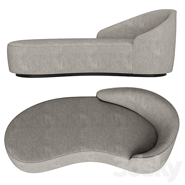 Arteriors turner chaise 3DSMax File - thumbnail 2