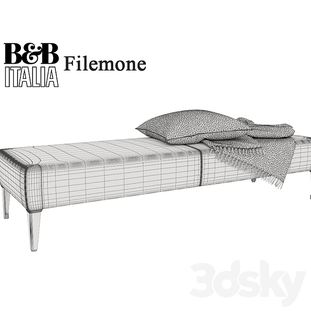 B & B ITALIA FILEMONE 3DSMax File - thumbnail 2