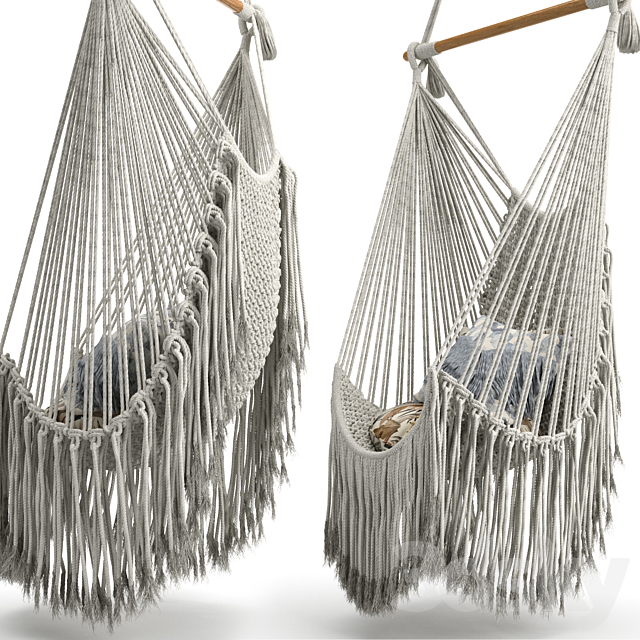 Babylonica Macrame Swing 3DS Max Model - thumbnail 3