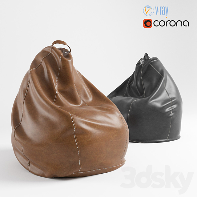 Bag chair 3DSMax File - thumbnail 1