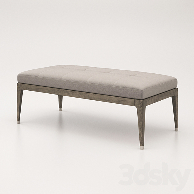 Baker – MODERN MOMENT BENCH No. 3616 3DS Max Model - thumbnail 1