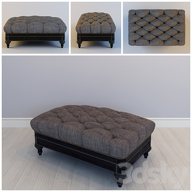 Banquette 3DSMax File - thumbnail 1