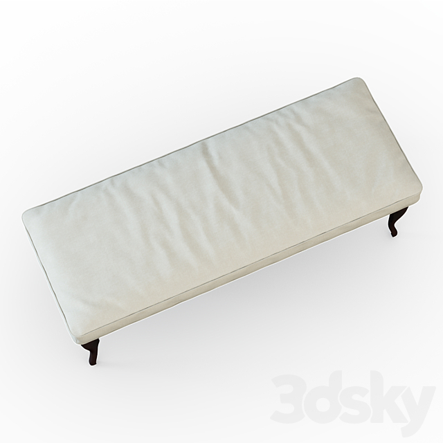 Banquette Bianchina 3DS Max Model - thumbnail 3