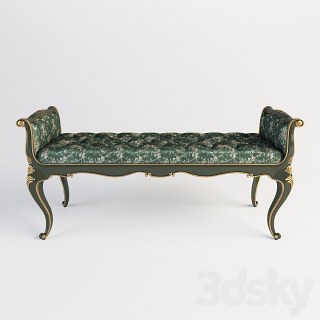 banquette Versailles 3DSMax File - thumbnail 1