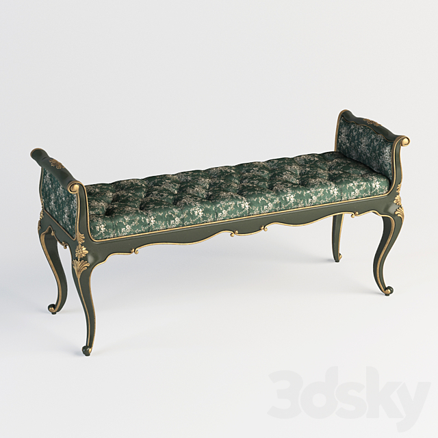 banquette Versailles 3DSMax File - thumbnail 2