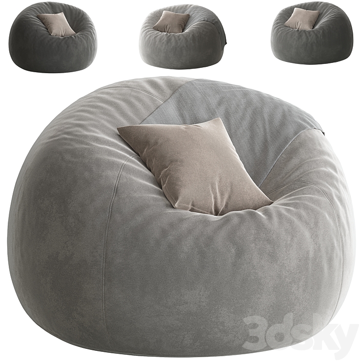 Bean bag 3DS Max Model - thumbnail 1