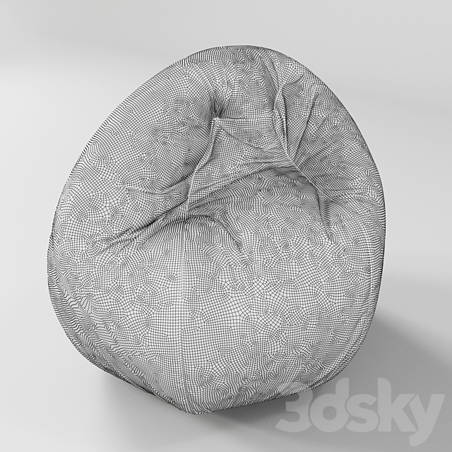 Bean Bag 3DSMax File - thumbnail 3