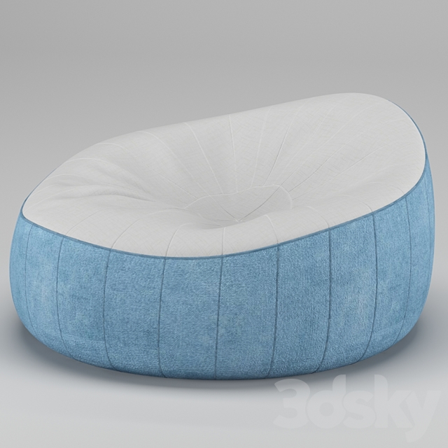 Bean bag chair 3DSMax File - thumbnail 2