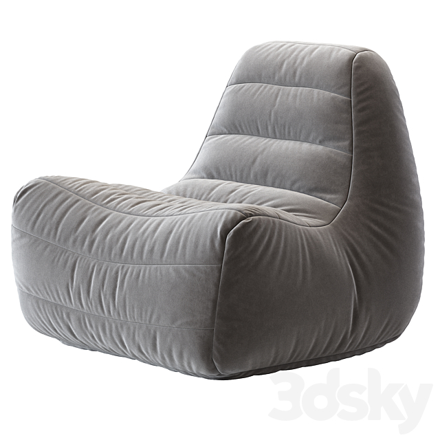 Bean Bag Chair N7 3DS Max Model - thumbnail 2