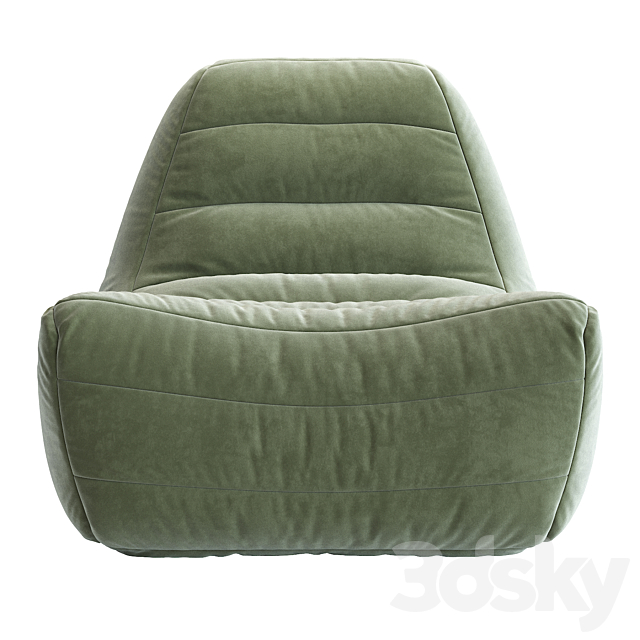 Bean Bag Chair N7 3DS Max Model - thumbnail 3