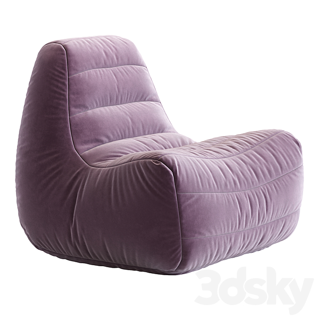 Bean Bag Chair N7 3DS Max Model - thumbnail 4