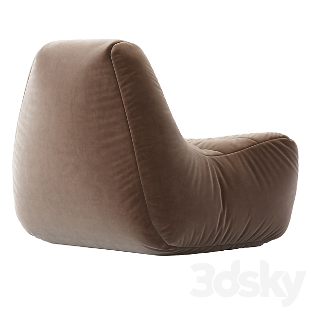 Bean Bag Chair N7 3DS Max Model - thumbnail 5