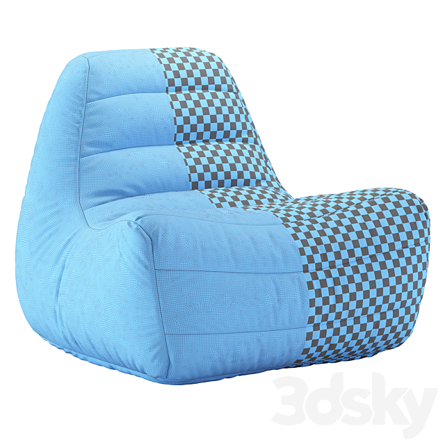 Bean Bag Chair N7 3DS Max Model - thumbnail 6