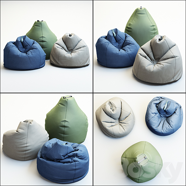 Bean Bag Esprit 3DSMax File - thumbnail 1