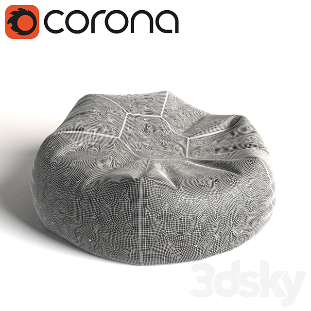 Beanbag 3DSMax File - thumbnail 2