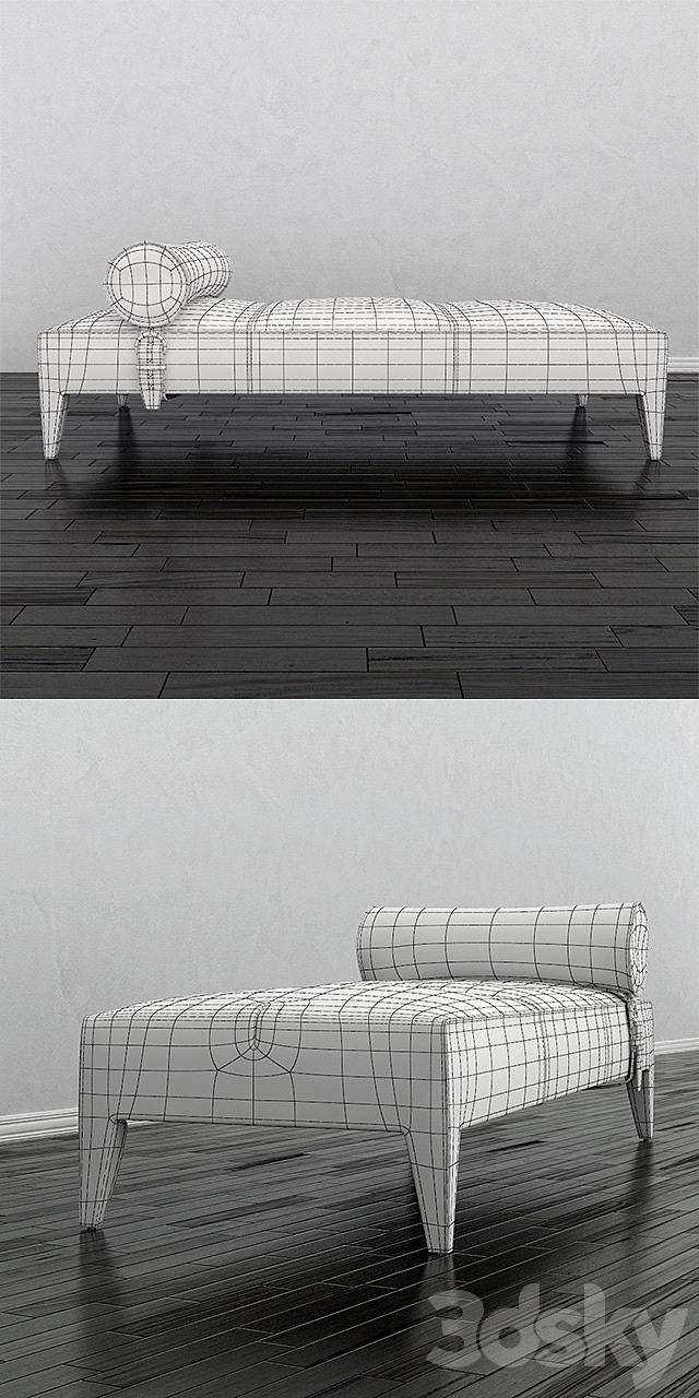 Bench Baxter Freud 3DSMax File - thumbnail 3