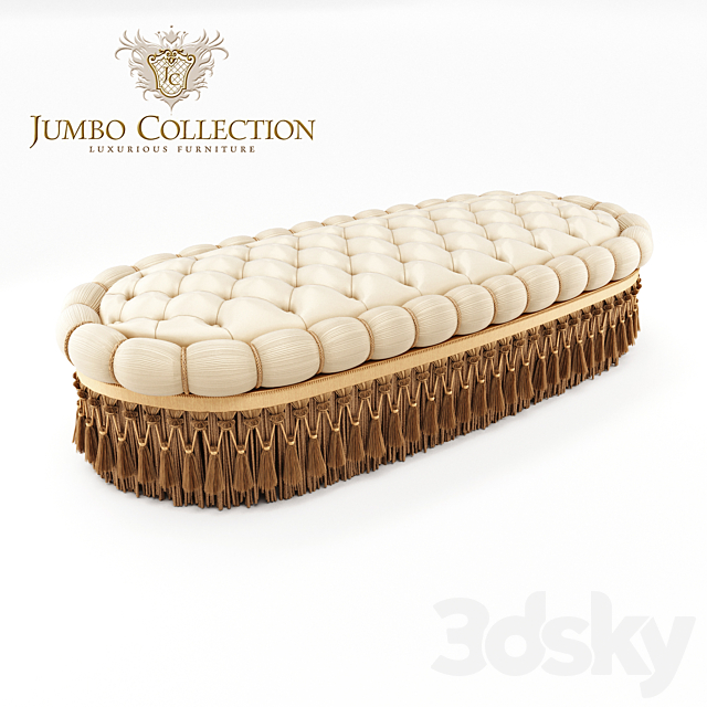 Bench JUMBO COLLECTION 3ds Max - thumbnail 1