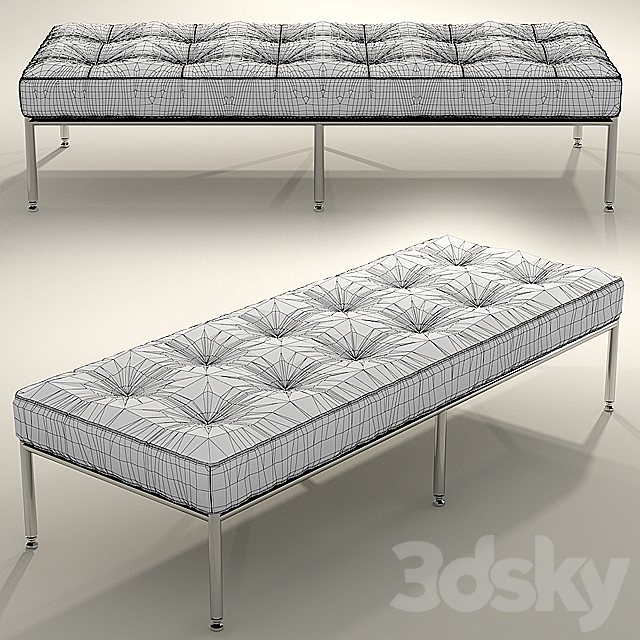 Bench Longhi Kiria 3DSMax File - thumbnail 2