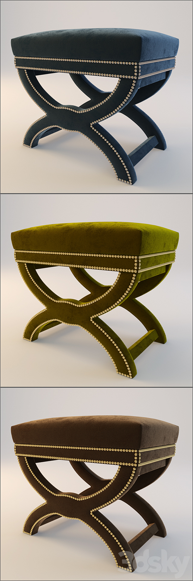 Bench Louise Roy Bosh 3DSMax File - thumbnail 1