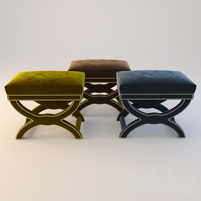 Bench Louise Roy Bosh 3DSMax File - thumbnail 2