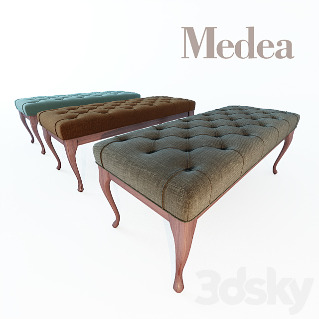 Bench Medea 3DSMax File - thumbnail 1