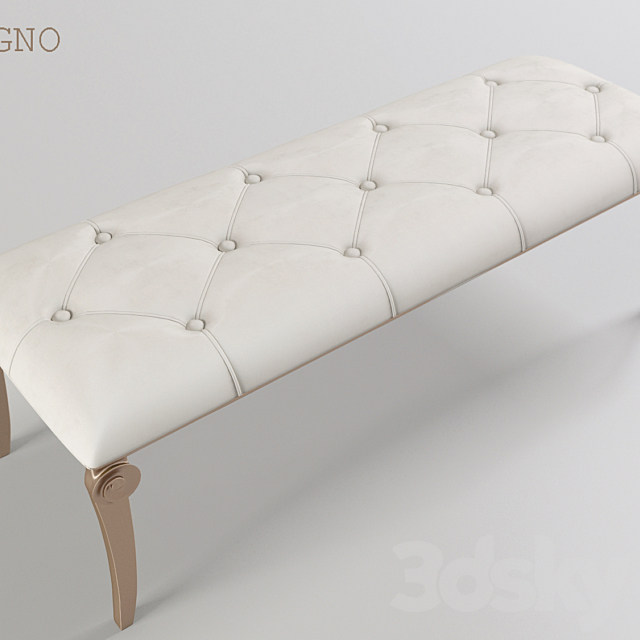 Bench PREGNO 3DSMax File - thumbnail 1