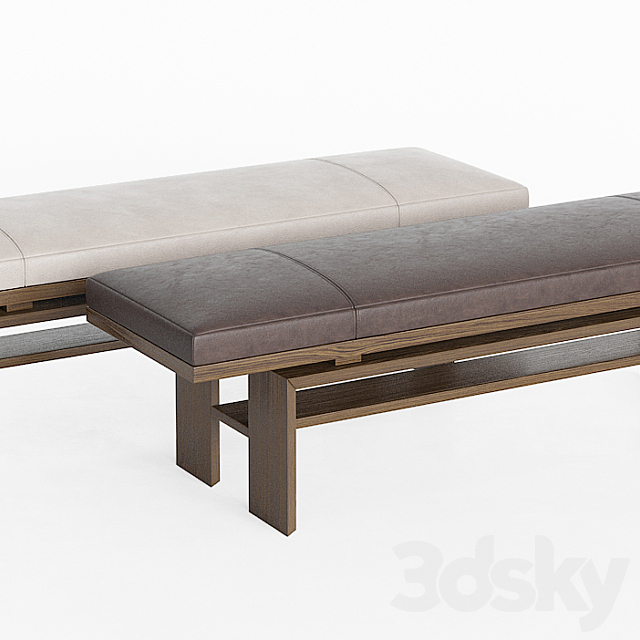 Bench Press Barbara Barry Bakerfurniture 3DSMax File - thumbnail 3