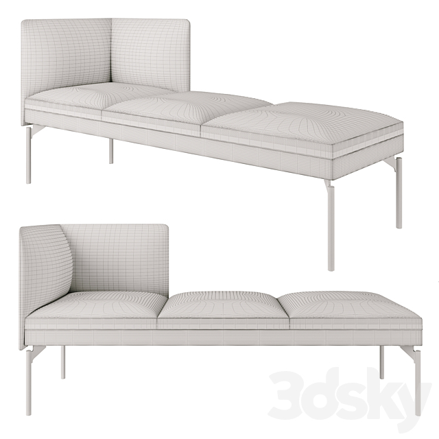 Bench seat toronto 3DSMax File - thumbnail 2