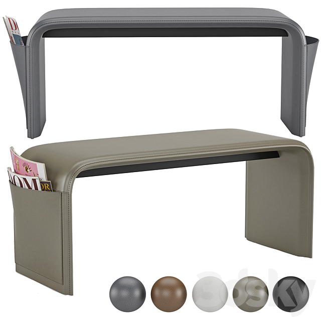 Bench Shape 3DSMax File - thumbnail 1