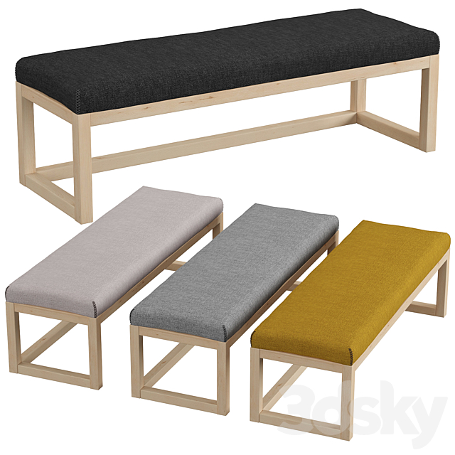 Bench Yola 3DSMax File - thumbnail 1