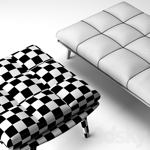 Benches Fynn. Minotti Italia 3DSMax File - thumbnail 4