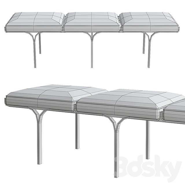 Benches rh 3DSMax File - thumbnail 2