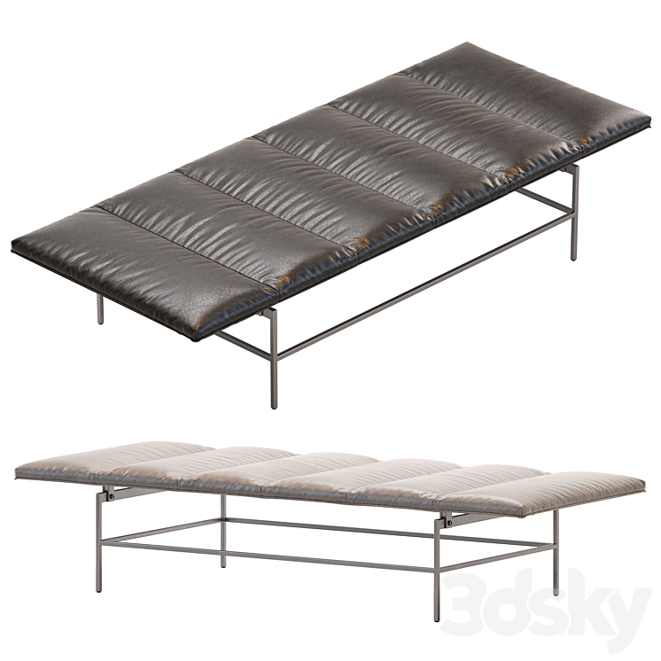 Bernhardt \/ Ardmore Bench 3DS Max Model - thumbnail 2