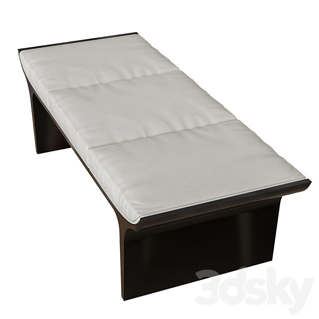 Bernhardt Design Laurel bench 3DSMax File - thumbnail 2