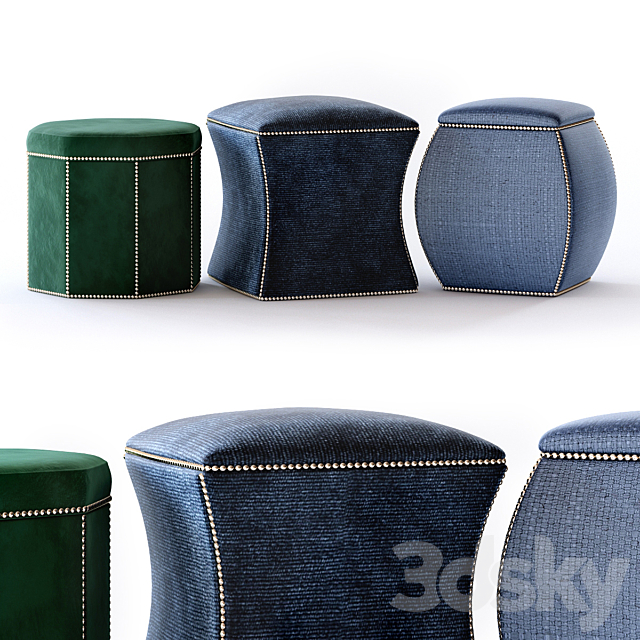 Bernhardt Ottoman 3DSMax File - thumbnail 1