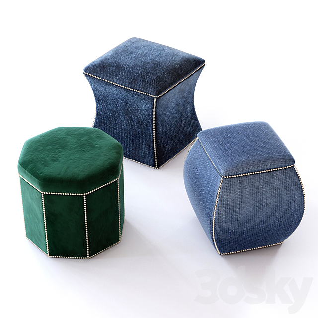 Bernhardt Ottoman 3DSMax File - thumbnail 2