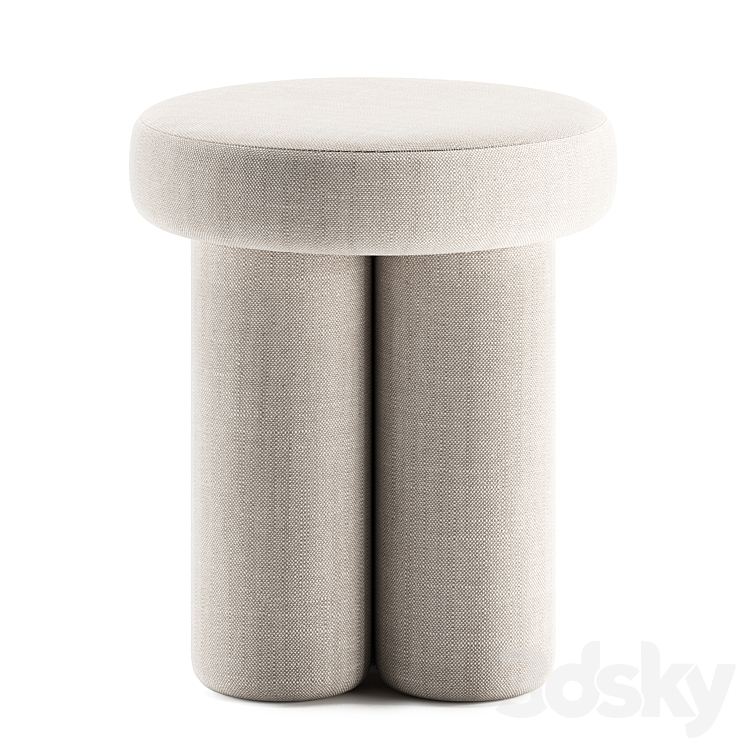 BIG FOOT | Stool by 101 Copenhagen 3DS Max Model - thumbnail 2