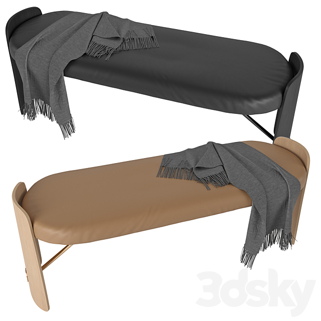 Biscotto Bench by Dante 3DSMax File - thumbnail 3