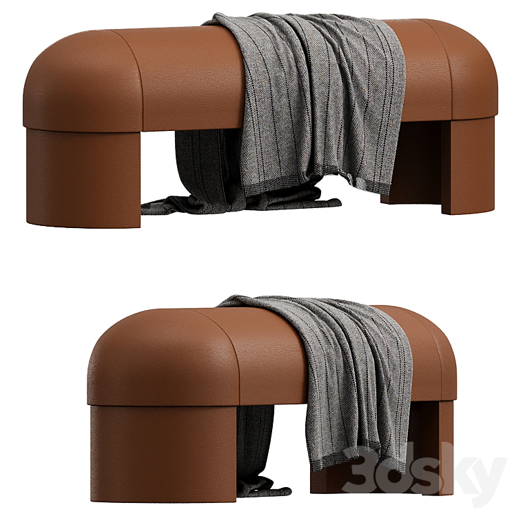 Bold Bench Milena Denis Polania 3DS Max Model - thumbnail 1