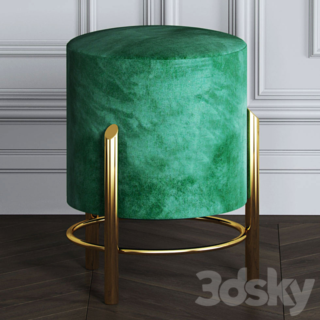 Boston Stool e’NIGMA-code 3DS Max Model - thumbnail 3