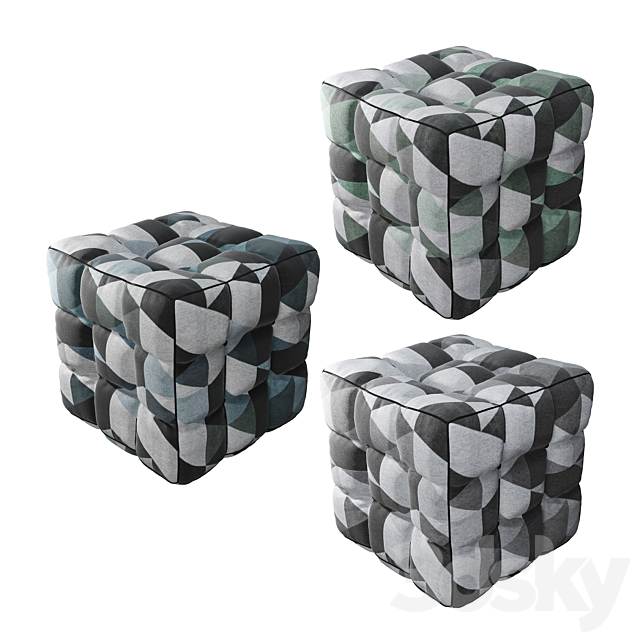 Box pouf 3DSMax File - thumbnail 1