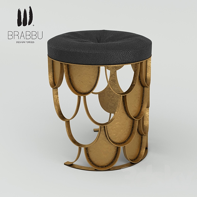 Brabbu KOI STOOL 3ds Max - thumbnail 1