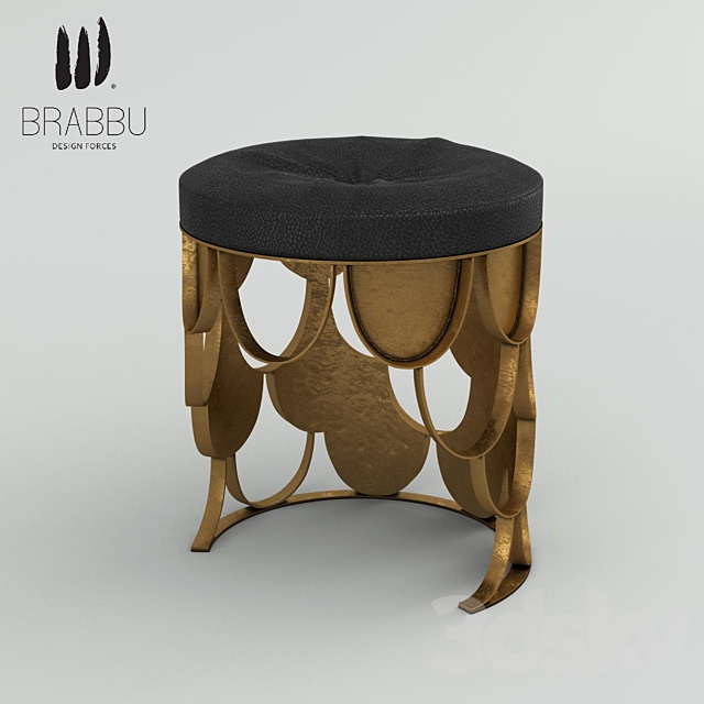 Brabbu KOI STOOL 3ds Max - thumbnail 2