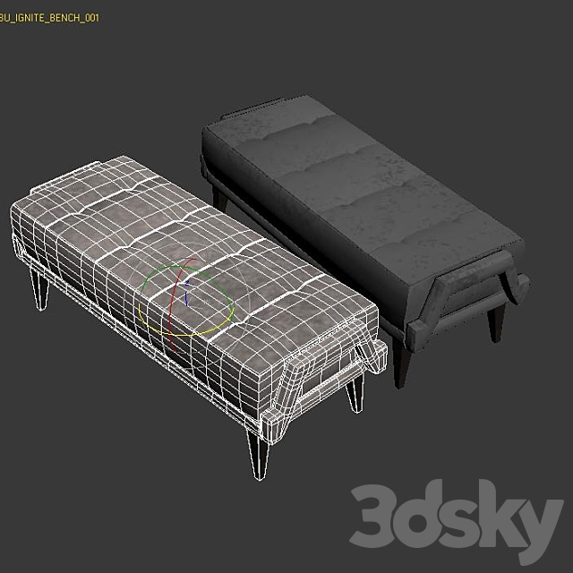 BRABBU (KOKET) IGNITE BENCH 3DSMax File - thumbnail 3